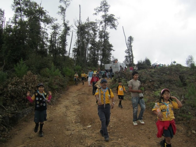 Senderismo para boyscouts